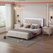 Brayden Studio® Briea Queen Upholstered Platform Configurable Bedroom Set Upholstered in Brown | 44.5 H x 64 W x 83.7 D in | Wayfair