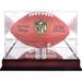Kansas City Chiefs Super Bowl LVIII Champions Mahogany Football Logo Display Case