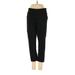 Nike Track Pants - Low Rise Straight Leg Boyfriend: Black Activewear - Women's Size Large