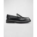 Spazzolato Leather Penny Loafers