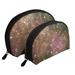 YFYANG 2 Piece Women s Portable Makeup Bags Retro Starry Night Clutch Travel Toilet Bags Cosmetic Organizer