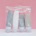 4 Pack Travel Bottles for Toiletries Leak Proof Silicone Travel Containers Squeezable Refillable Travel Accessories for Shampoo Conditioner Lotion Body Wash 60ml/90ml