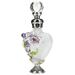 Vintage Flower Perfume Bottle Glass Enameled Scent Bottle Refillable Perfume Holder(10ml)