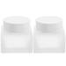 2 Pcs Lotion Travel Bottles Cream Boxes Refillable Cosmetic Vials Sample Containers Tiny Jars with Lids