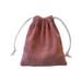 SHENGXINY Makeup Bag Clearance Corduroy Storage Bag With Drawstring Strap Pocket Makeup Bag For Women Large Capacity Coin Bag Hot Pink