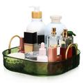 360 Rotating Cosmetics Storage Tray Perfume Organizer Lazy Susan Simple Acrylic Makeup Brush Vanity Table