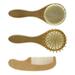 Baby Bath Set Wooden Hair Brush Comb Accessories Soft Bristle Head Newborn Bamboo Beech Infant