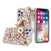 For Samsung Galaxy S24 Full Diamond With Ornaments Case Cover - Ultimate Multi Ornament Pink