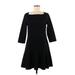 Maison Jules Casual Dress - A-Line: Black Solid Dresses - Women's Size Medium