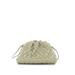 Bottega Veneta Leather Clutch: Green Bags