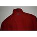 Adidas Shirts | 40471 Adidas Golf Pullover Zip Shirt Athletic Polyester Size Large Mens | Color: Red | Size: L