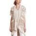 Anthropologie Sweaters | Anthropologie Angel Of The North Short Sleeve Crochet Cardigan Beige S | Color: Cream/Tan | Size: S