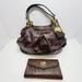 Coach Bags | Coach Maggie Mia Madison Brown Leather Shoulder Bag With Wallet | Color: Brown | Size: Os