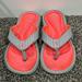 Nike Shoes | Nike Women's Gray With Pink Foam Thong Sandals Flip Flops Size 6 | Color: Gray/Pink | Size: 6