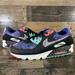 Nike Shoes | Air Max 90 Supernova Size 9.5 Mens Nike Galaxy 2020 Cw6018-001 Ships Fast | Color: Purple/White | Size: 9.5