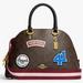 Coach Bags | Coach Katy Satchel In Signature Canvas With Ski Patches, Ce594 Brown/Black | Color: Black/Brown | Size: Os