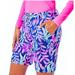 Lilly Pulitzer Shorts | Lilly Pulitzer 9" Natia Mid-Rise Knit Short Oyster Bay Navy You've Been Spotted | Color: Blue/Pink | Size: 2