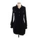 Guess Casual Dress - Shirtdress: Black Dresses - Women's Size Small