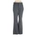 JM Collection Dress Pants - High Rise Boot Cut Boot Cut: Gray Bottoms - Women's Size 10