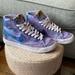 Nike Shoes | Nike Blazer Size 6 Woman. Purple And Turquoise Custom Tye Dye. | Color: Purple/White | Size: 6