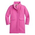 J. Crew Jackets & Coats | Nwt Jcrew Cocoon Coat Jacket Womens 6 Petite Pink Italian Stadium Cloth Wool | Color: Pink | Size: 6p