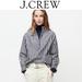 J. Crew Tops | 4 J. Crew Band-Collar Popover Indigo Stripe Shirt Blue Ad182 | Color: Blue/White | Size: 4