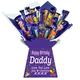 A Personalised Chocolate Bouquet - Personalised Chocolate Hamper - Personalised Chocolate Gift - Personalised Chocolate (BOUQUET 24 PIECE CADBURY MIX)