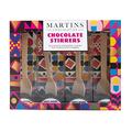 Martin’s Chocolatier Hot Chocolate Stirrers (3 Boxes) 100% Dark Chocolate | Hot Chocolate Spoons with Marshmallows | Flavoured Chocolate Drink | Belgian Chocolate Gift Set