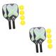 Toddmomy 2 Sets Peak Racket Suit Pickleball Paddles and Balls Tennis Racket Portable Racket Sturdy Pickleball Rackets Training Pickleball Toys Pickelball Children's Products Non-slip Abs