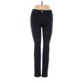 Joe's Jeans Jeggings - Low Rise Skinny Leg Boyfriend: Black Bottoms - Women's Size 27 - Black Wash