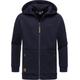 Kapuzensweatjacke RAGWEAR "Juray Zip" Gr. 170, blau (dunkelblau) Jungen Sweatjacken Sportjacken