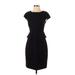 J.Crew Factory Store Cocktail Dress - Sheath: Black Dresses - Women's Size 0