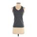 The North Face Active Tank Top: Gray Activewear - Women's Size X-Small