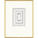 Soicher Marin Floor Plan - Framed Print on Paper (C) Paper in Black/Gray/White | 32 H x 25 W x 1.5 D in | Wayfair BKT-24-0135C