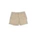 Ann Taylor LOFT Shorts: Tan Print Bottoms - Women's Size 0 - Light Wash