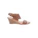 XOXO Wedges: Tan Solid Shoes - Women's Size 10 - Open Toe