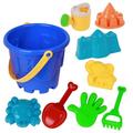 Baby Kids Bath Toys Beach Sand Toys For Kids Summer Toys Ideal Outdoor Toys Pool Toys Gifts For Girls Boys Bpa Free Thick Sand Buckets And Shovels For Kids Sand Pit Toys Sandbox Toys Safety 9PCS