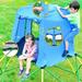 Kids Climbing Dome with Canopy and Playmat - 10 FT Jungle Gym Geometric Playground Dome Climber Play Center Rust & UV Resistant Steel Supporting 1000 LBS Green