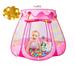 OUSITAID Kids Play Tent Pop Up Tent for Girls Princess Princess Castle Large Playhouse Indoor Outdoor Foldable popup Dream CastleTent Gift Do Not Include Toy Balls Pink