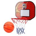 FRCOLOR 1 Set Wall Suction Type Basketball Board Plastic Basketball Mini Wall Mounted Basketball Board Indoor Outdoor Shooting Sports Supplies for Home Outdoor Assorted Color