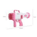 Toy Savings! Uhuya Bubble Machine Guns - 2023 Upgrade 32-Hole Bubble Guns Rocket Bubble Machine Rocket Bubble Maker Blower for Kids Girls Adults Party 35Ml Pink