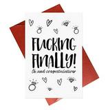 Funny Wedding Card Joke Engagement Cards For Couple