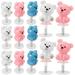 20Pcs Children Animal Spring Toys Funny Kid Toys Christmas Stocking Stuffers Party Gifts