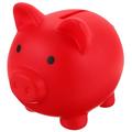 Vinyl Piggy Bank Decor Unbreakable Coin Christmas Presents Red Child