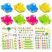 Shopping Basket Easter Gift Composite Material Paper Egg Bunny Mini Stickers for Kids Eggs Decorations