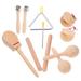 Toys Kids Birthday Gift Percussion Instrument Set Instruments Musical Wood Preschool Child