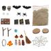 Dollhouse Halloween Model Models Miniature Decorations Party Supplies Festive 8 Cm 3 Sets