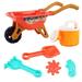Kids Toy Beach Toys Set Plastic 6PCS/Set Outdoor Bucket Mold Castle 6Pcs Wheel Water Sandbox Shovel Sand