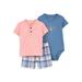 Carter s Child of Mine Baby Boy Shorts Outfit Set 3-Piece Sizes 0/3-24 Months