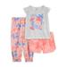 Carter s Child of Mine Toddler Girl Pajama Set 3-Piece Sizes 2T-5T